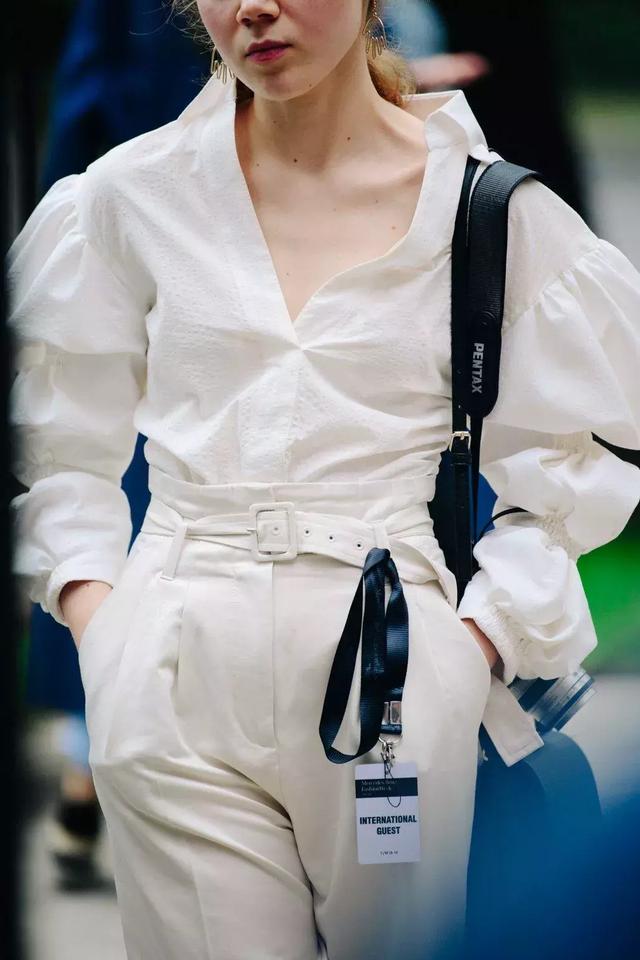 襯衫+闊腿褲，春季顯高又舒適的超美組合！