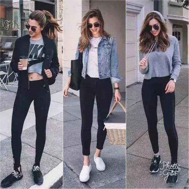 春天九分褲+運動鞋搭配，現在還不快快pick起來？