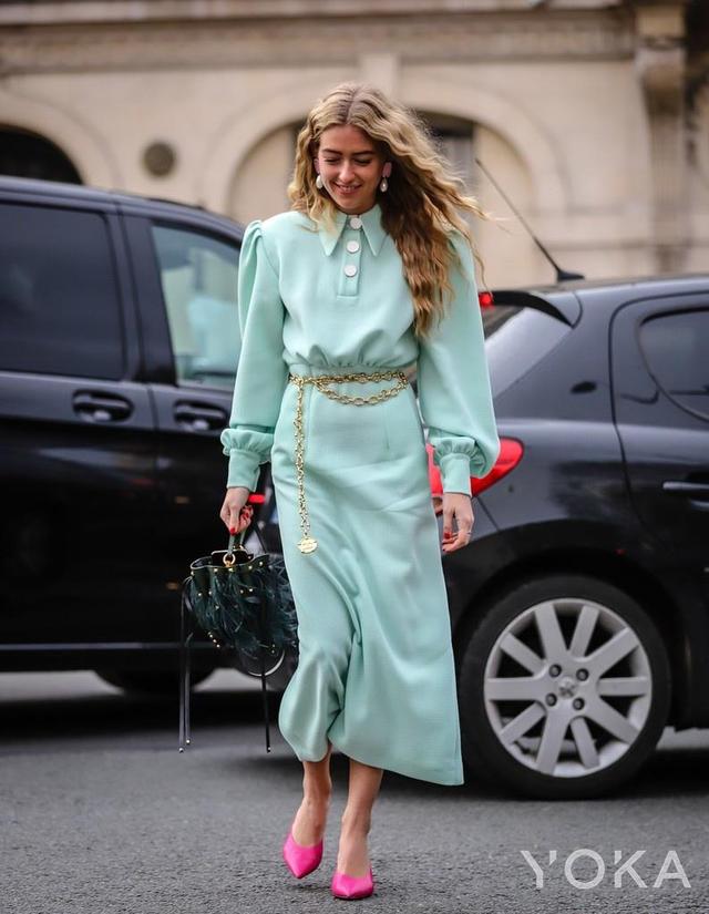 連衣裙加條腰帶“秒瘦”十斤不是夢！