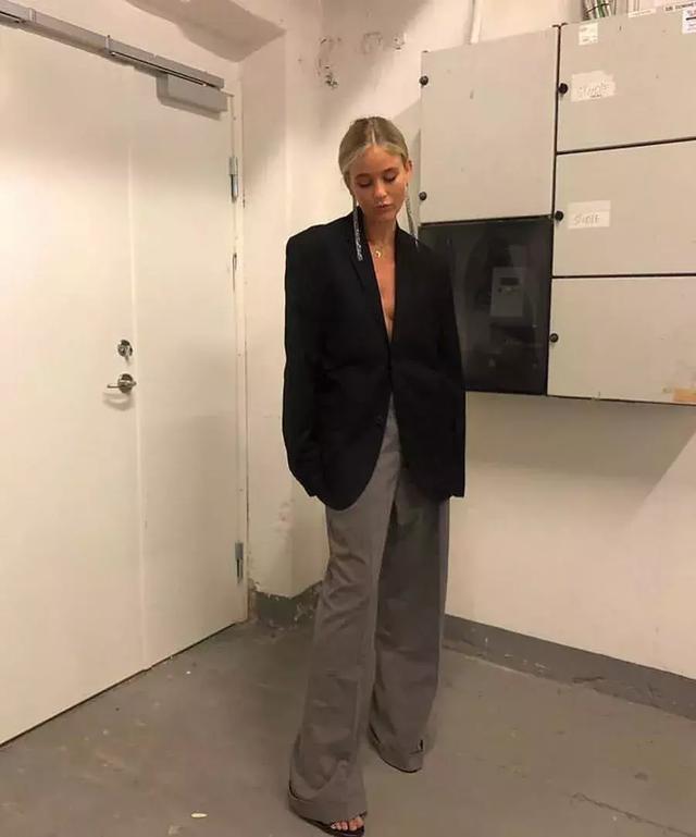 穿黑西裝的女人,帥爆了!