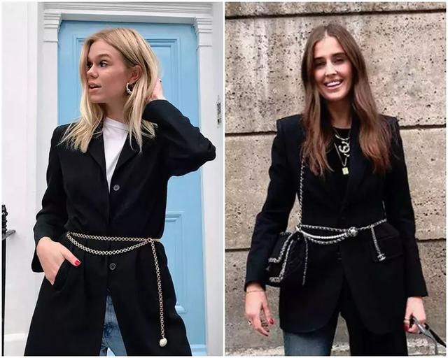 穿黑西裝的女人，帥爆了！