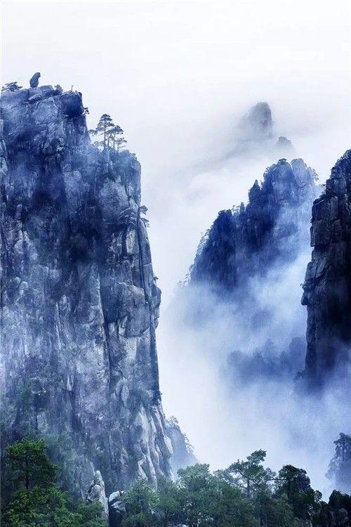 天然的山水畫，實在太美了！