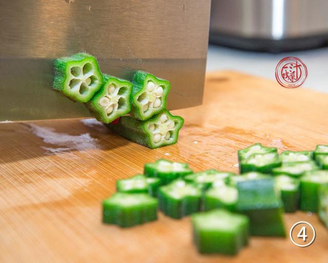 秋葵土豆泥，顏值高味道夠，減脂餐就該這麼吃，別再白水煮菜了