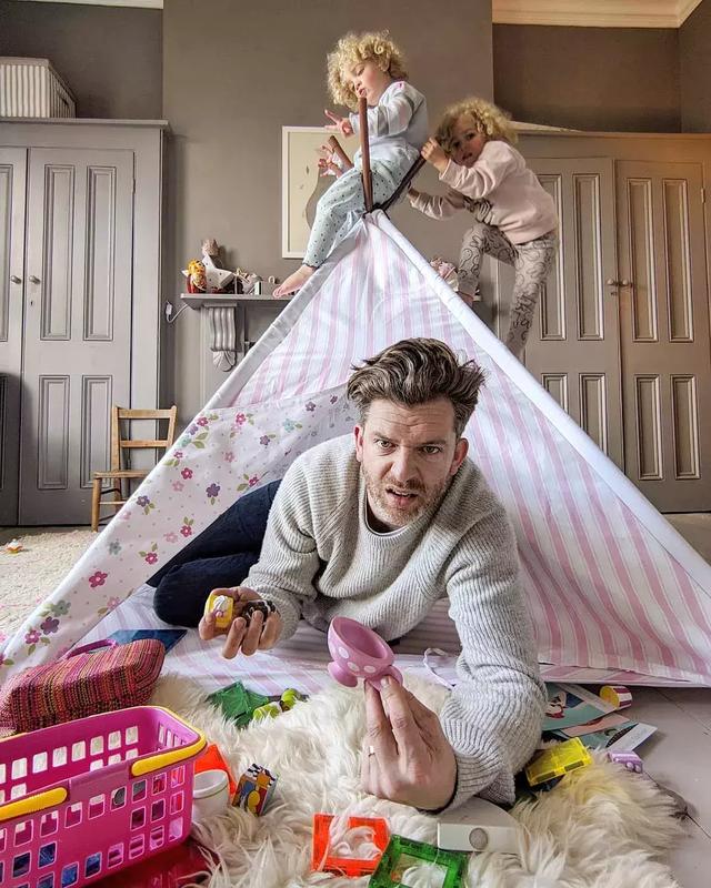 他被4個小情人虐得體無完膚，卻引來95萬點贊：當爹就像考試，哪裡不會考哪裡