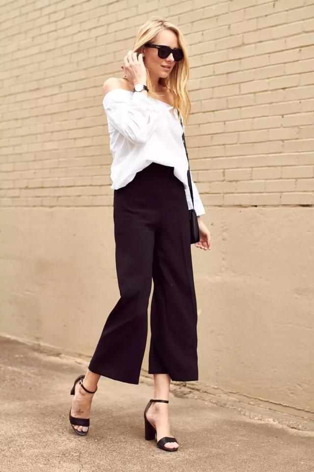 襯衫+闊腿褲，讓你從春天潮潮潮到夏天！