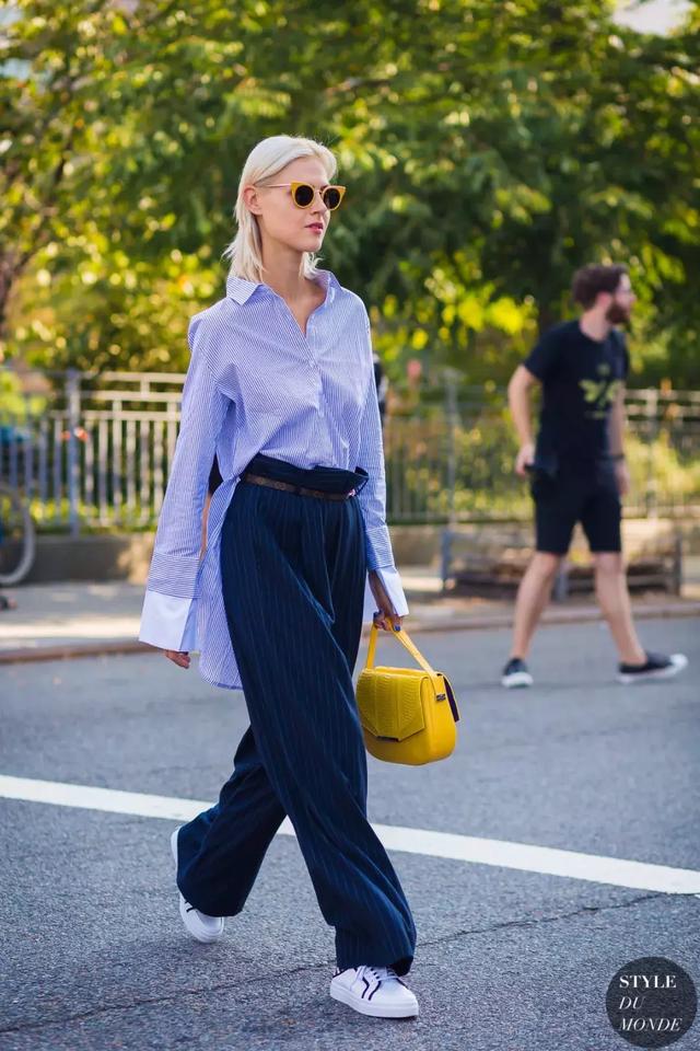 襯衫+闊腿褲，讓你從春天潮潮潮到夏天！