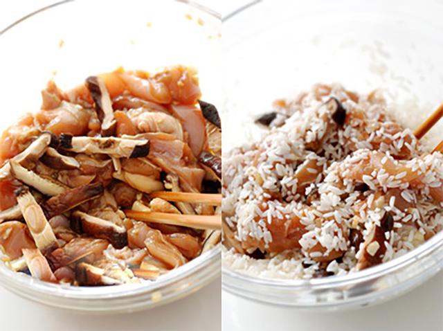 糯米別包粽子了，教你一個新吃法，軟糯香咸，比小雞燉蘑菇還好吃