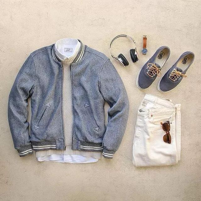 男士，襯衫+帆布鞋，才是真暖男！