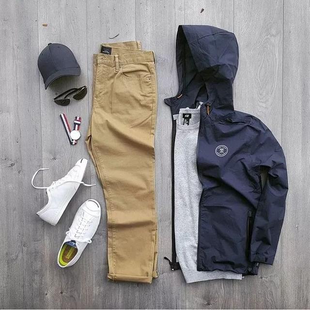 男士休閒褲，卡其色最好看了