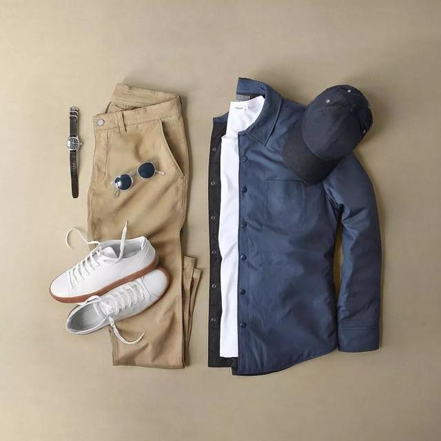 男士休閒褲，卡其色最好看了