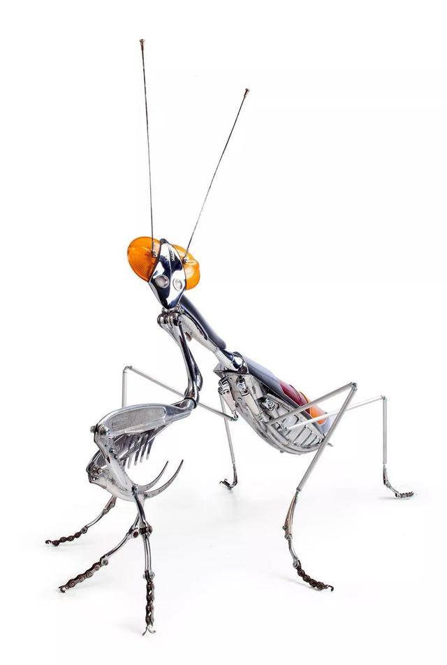 老人花19年，用廢棄金屬創造出一個昆蟲世界，網友直呼：真的太逼真