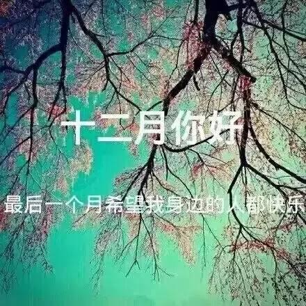 12月我希望，所有人一切安好