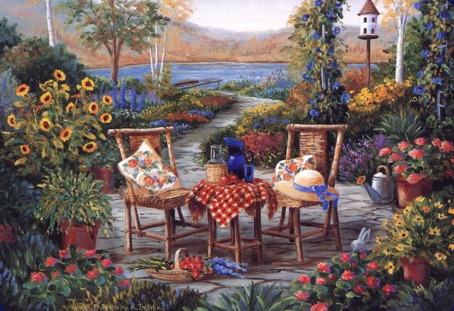 藝術家Barbara R. Felisky繪畫