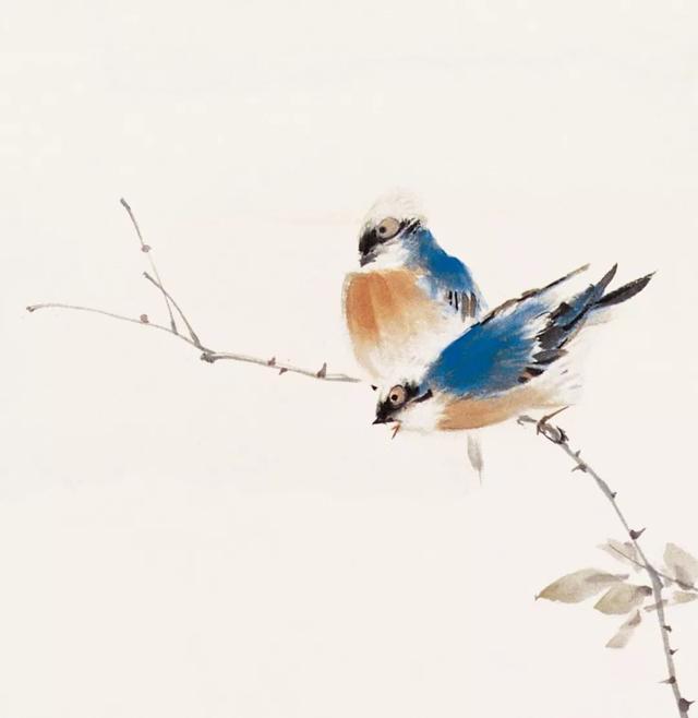 著名畫鳥大師蕭朗的水墨百鳥圖（第一輯）