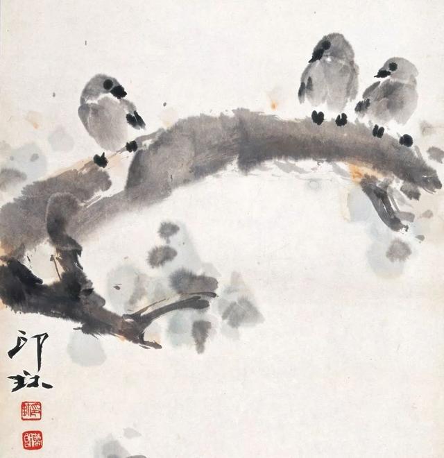 著名畫鳥大師蕭朗的水墨百鳥圖（第一輯）