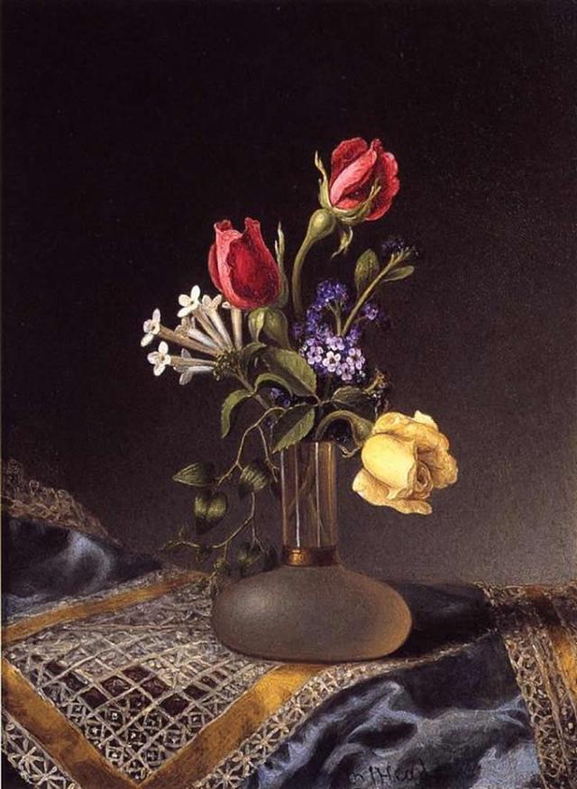 Johnson Heade：能聞到香氣的花兒作品