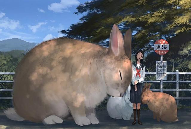 這個日本插畫師將動物放大幾百倍，治癒了每一個受傷的心靈