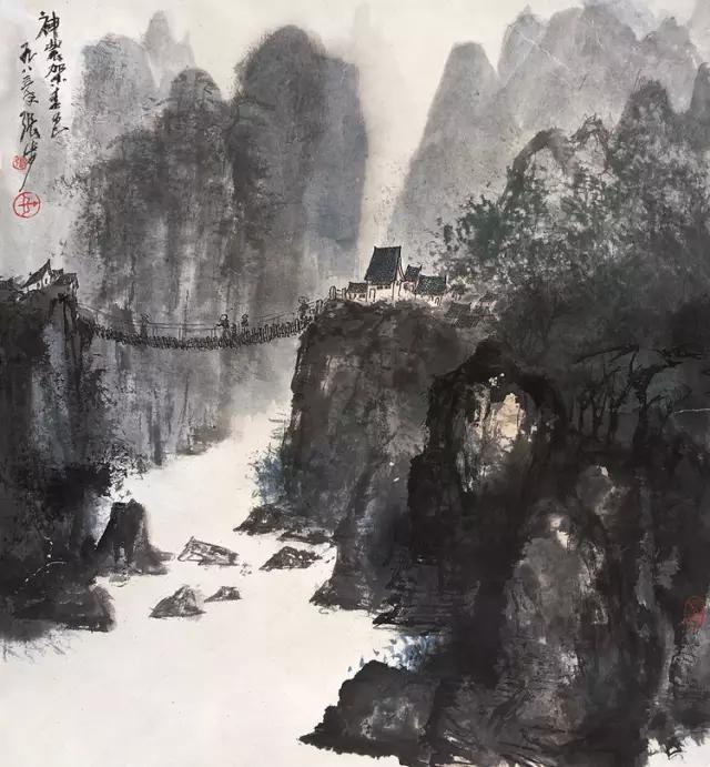 看這些山水，如入仙境！