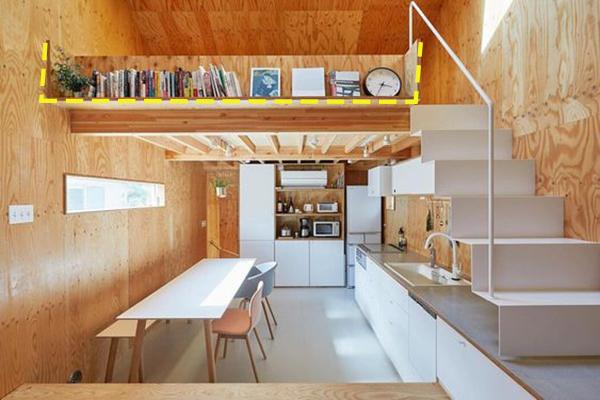 給閣樓床裝個移動護欄，小戶型經師傅這麼一改，成了單獨一間房