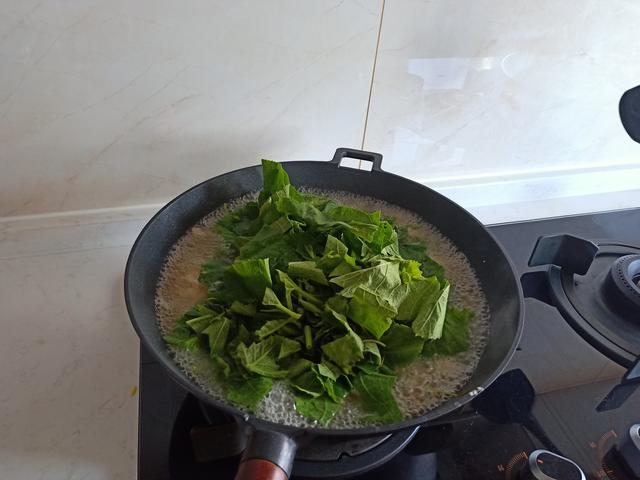 南瓜藤太好吃了！ 麵粉一拌鮮美無比，每年夏天吃不厭