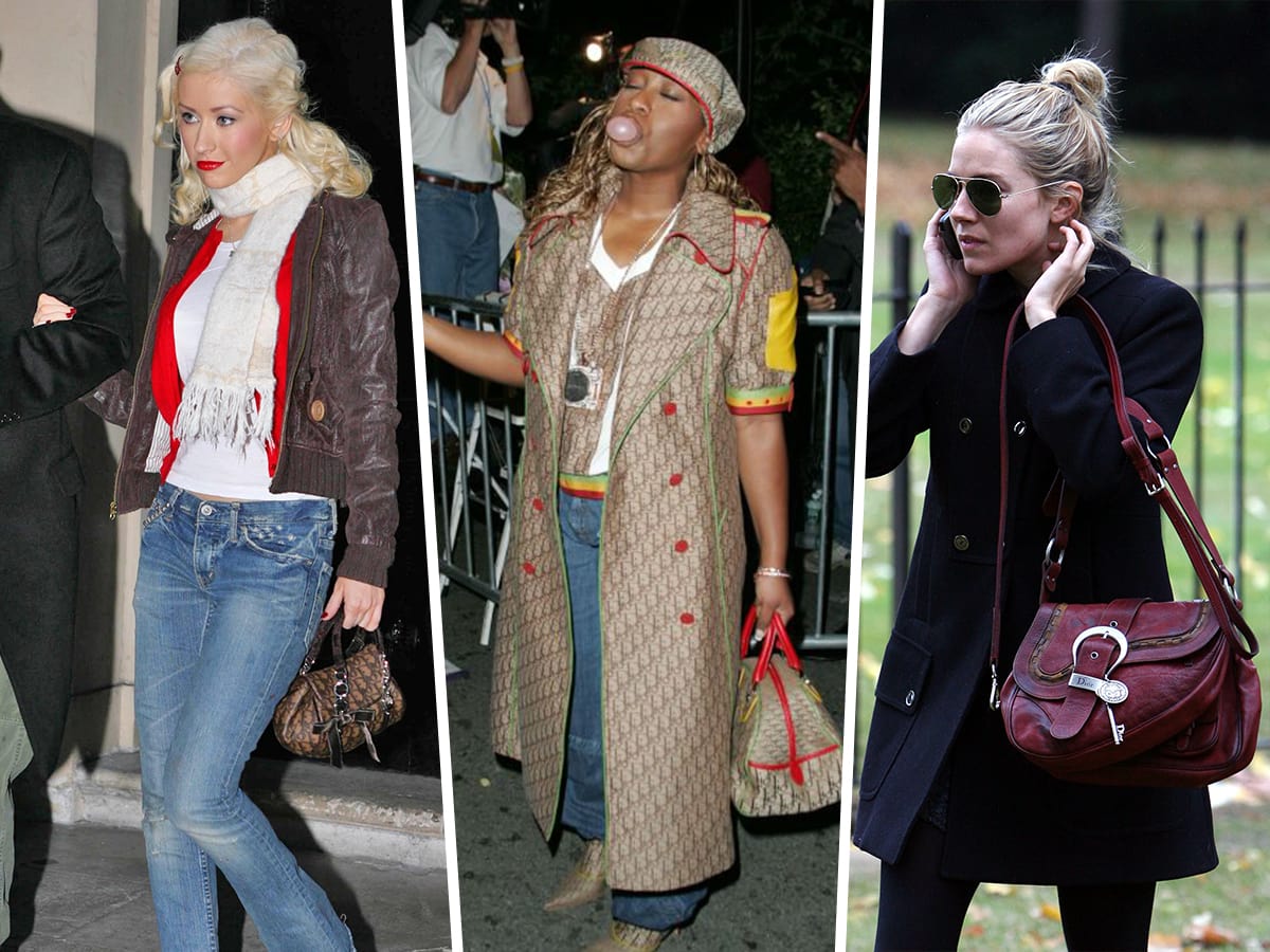 海外女星们和她们的老款迪奥Dior包袋，至今还是经典款