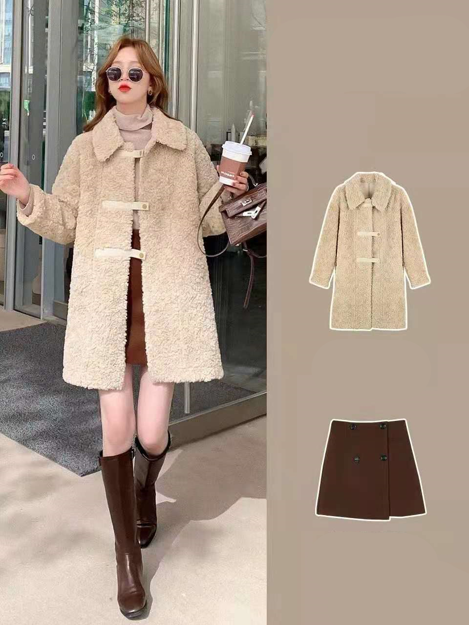 穿了這麼久的羽絨服,也該換羊羔毛外套上場,讓你的冬季更顯高