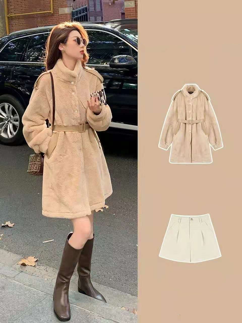 穿了這麼久的羽絨服,也該換羊羔毛外套上場,讓你的冬季更顯高
