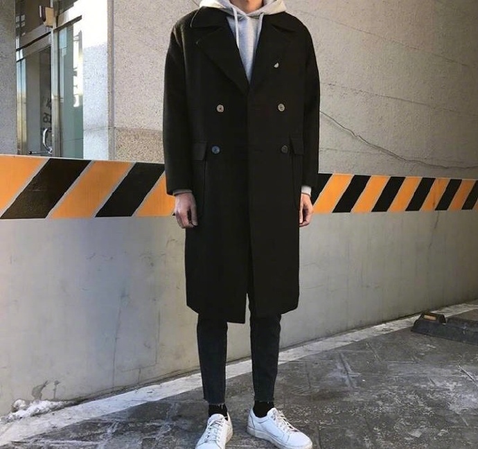 男生的帥氣黑色搭配