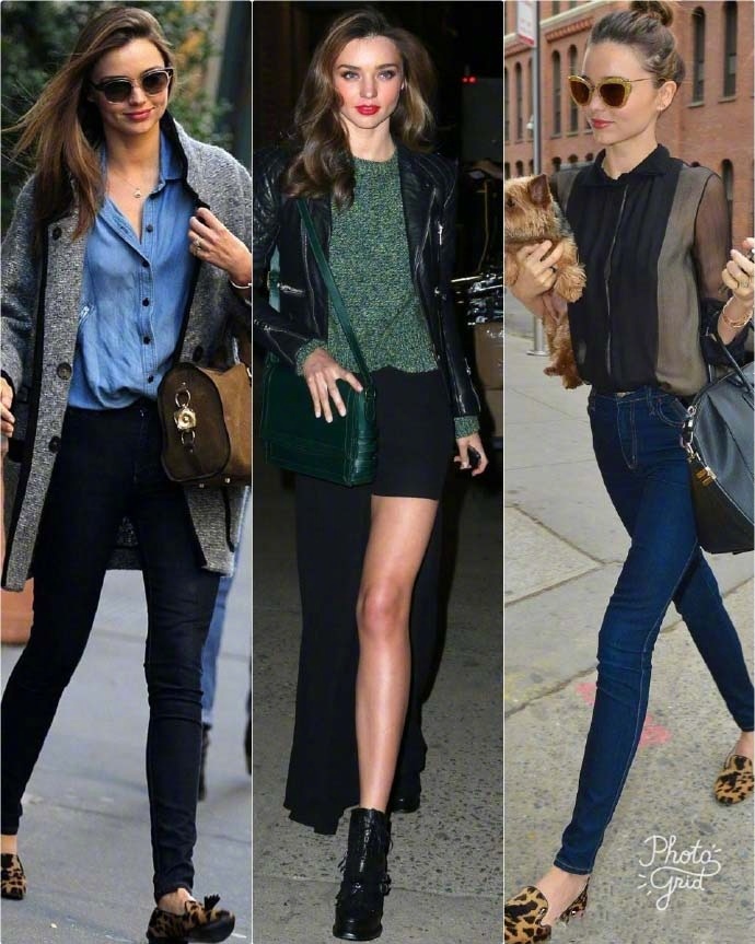 米蘭達可兒日常街拍LOOK