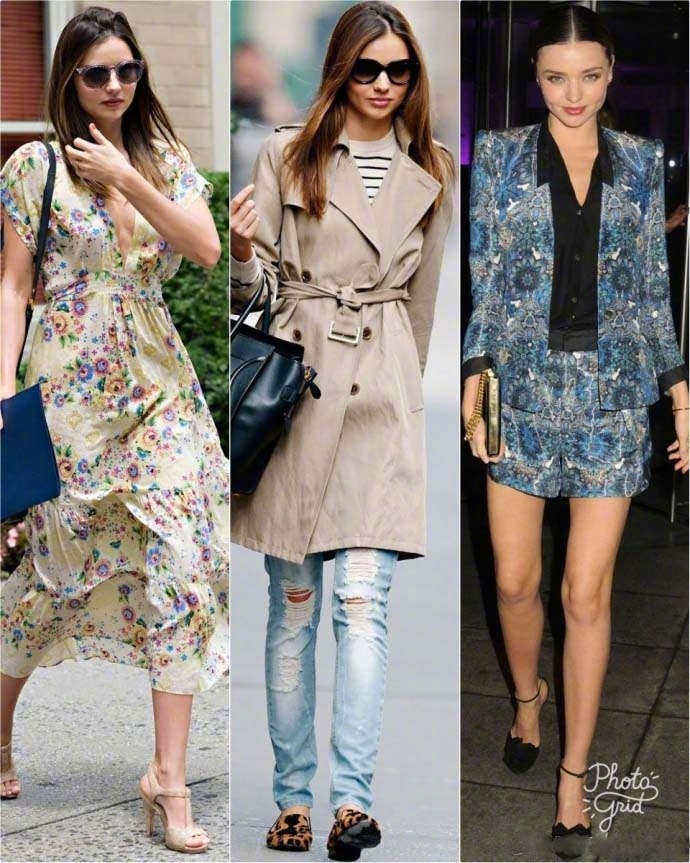 米蘭達可兒日常街拍LOOK