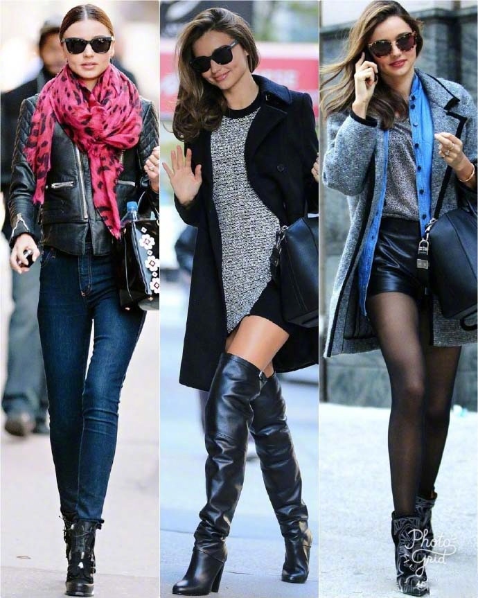 米蘭達可兒日常街拍LOOK