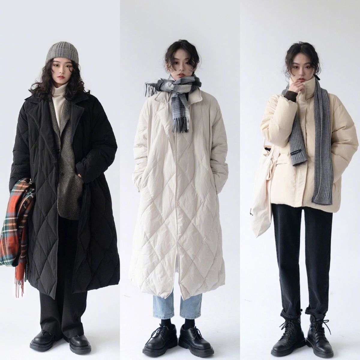 有一類女孩偏愛“簡約”色，穿基礎純色服飾凹出高級範，真是難得