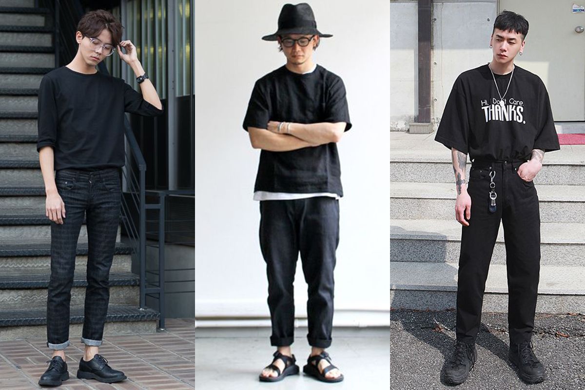 有一種懶人風格叫“黑色調”，夏日這樣穿，變身潮男毫不費力