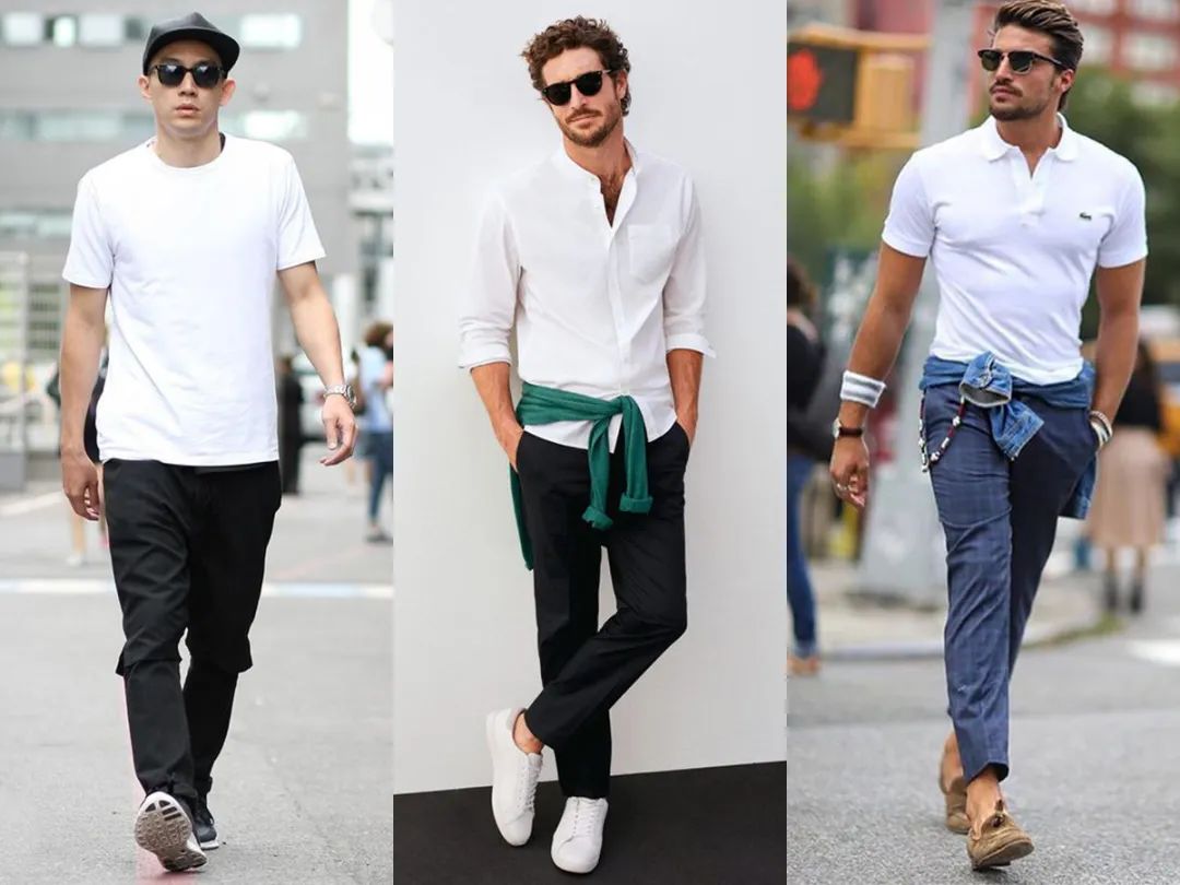 男士無論衣服再多，這3款白色單品不要錯過，這樣穿時髦又顯品位