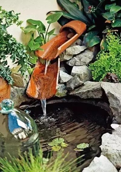 超好看的庭院小水景