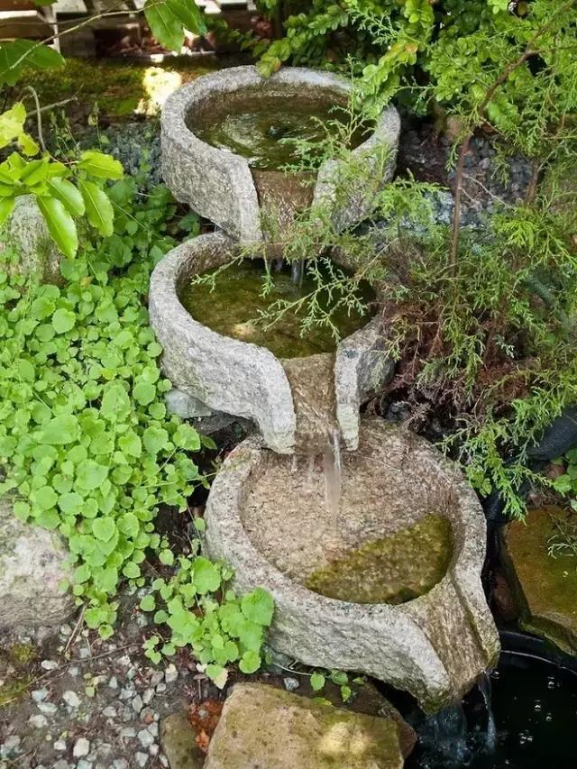 超好看的庭院小水景
