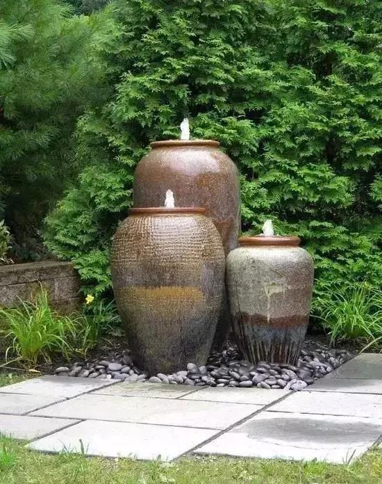 超好看的庭院小水景