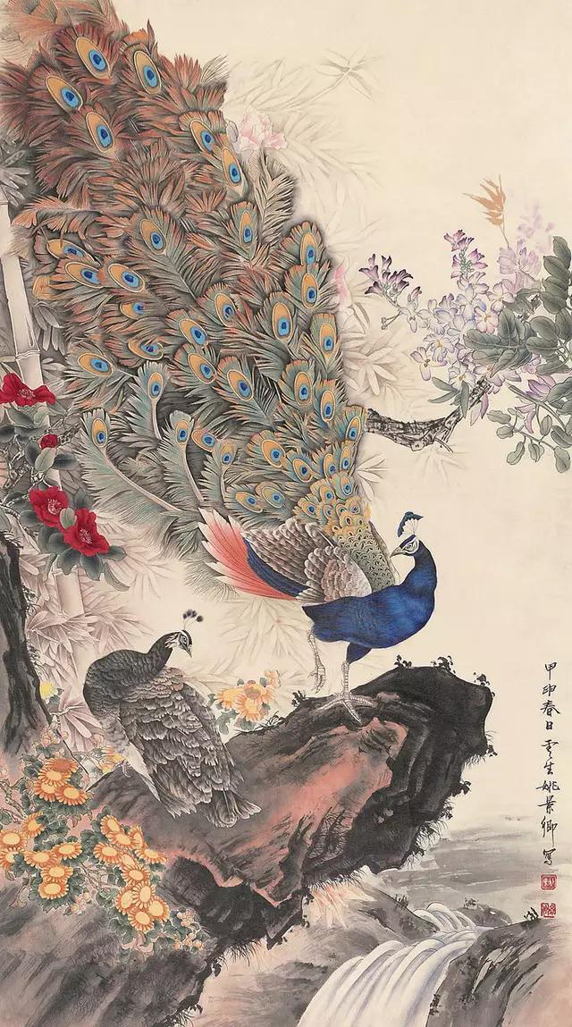 姚景卿工筆花鳥畫