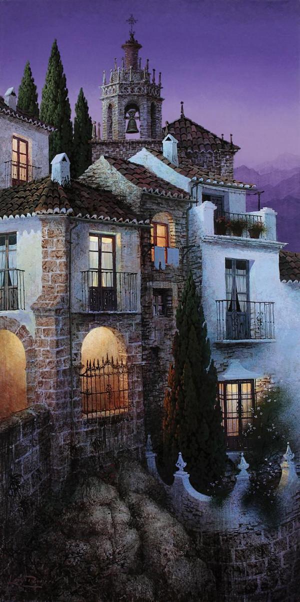 西班牙Luis Romero《夜色迷離》